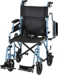 Companion wheelchair 19inch folding back with footrest 17 pounds