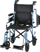 Companion wheelchair 19inch folding back with footrest 17 pounds